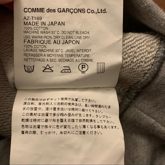 CDG Play Sweat Pullover Hoodie - Picture 5 of 7